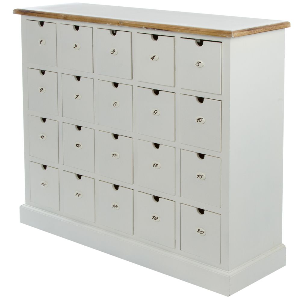 Sideboard Apothekerkommode VENICE weiss 105x93cm