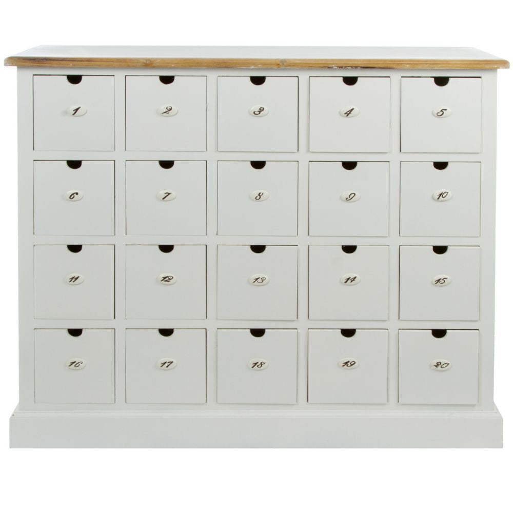 Sideboard Apothekerkommode VENICE weiss 105x93cm