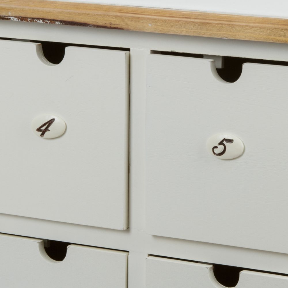 Sideboard Apothekerkommode VENICE weiss 105x93cm