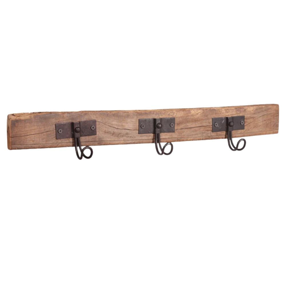 Massive Garderobe VECCHIO 60cm natural recyceltes Holz