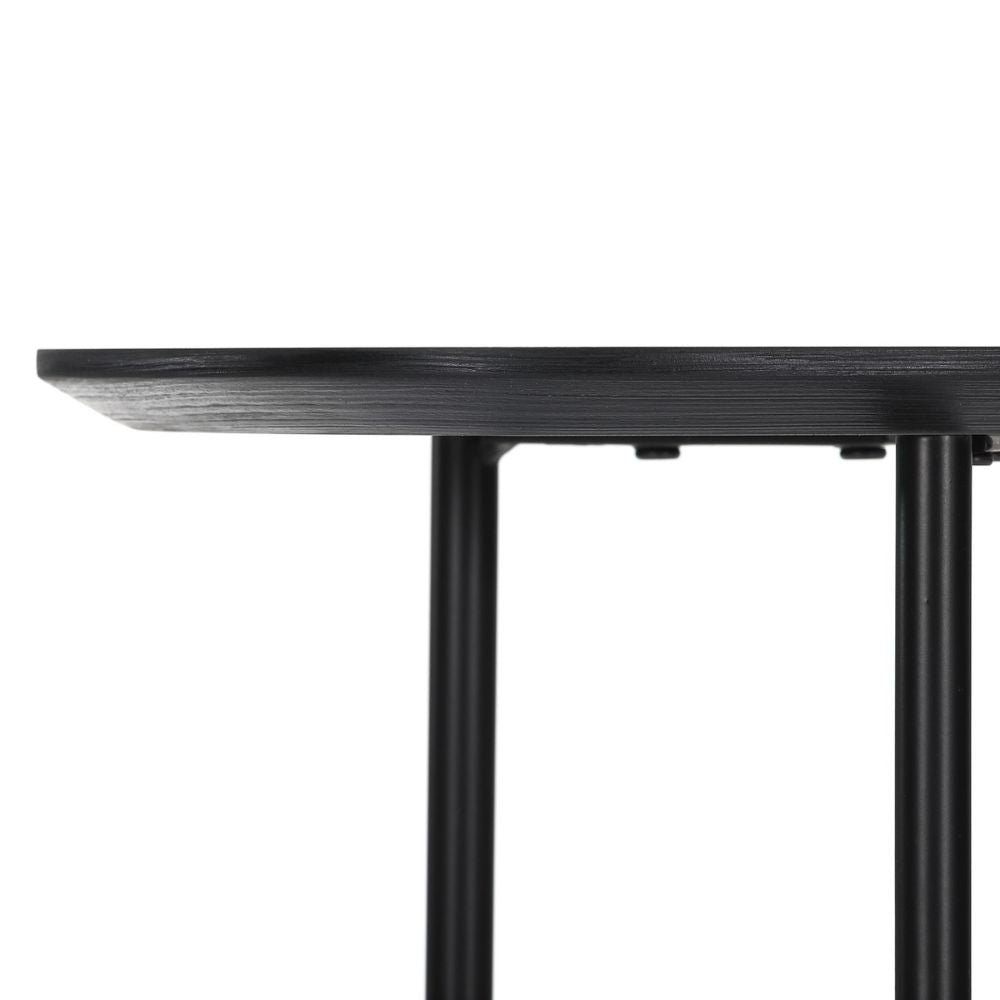Design Beistelltisch MARMOL 55cm weiss-schwarze Marmor-Optik