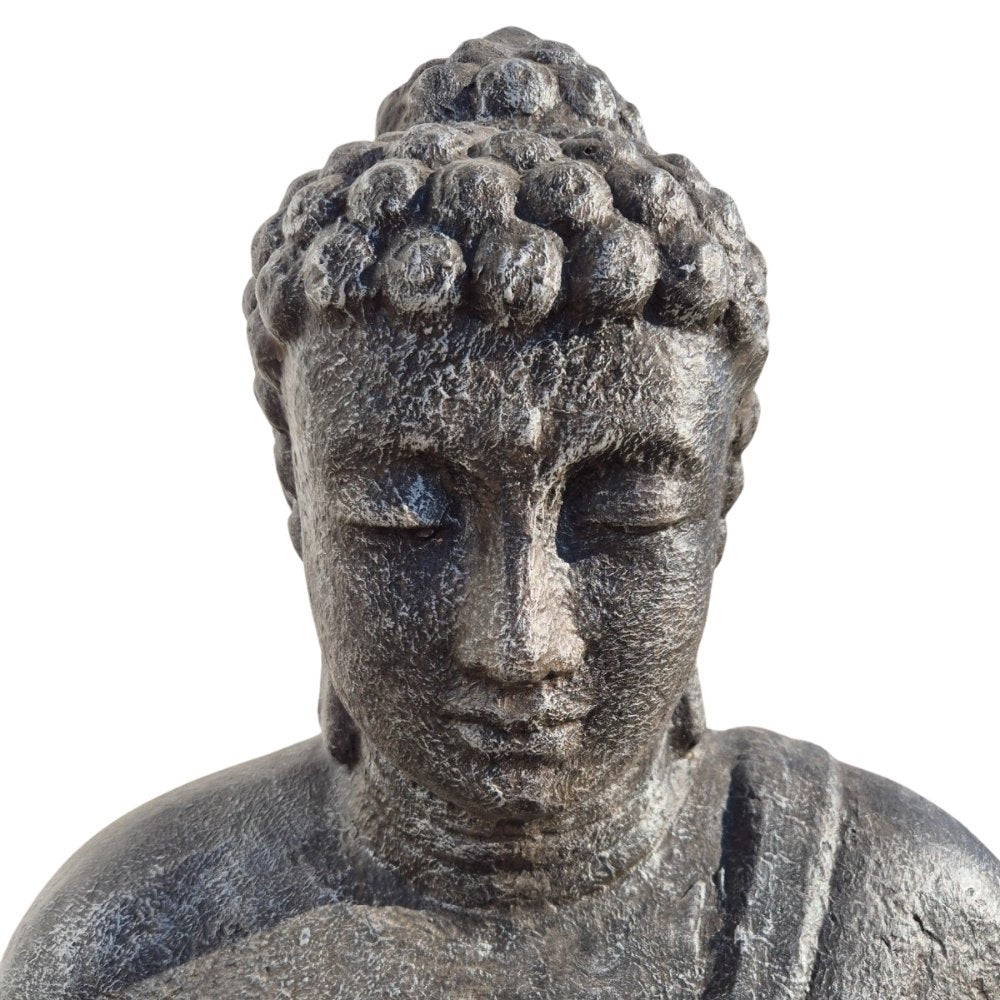 Dekorative Figur BUDDHA PROTECT 120cm anthrazit Garten Indoor