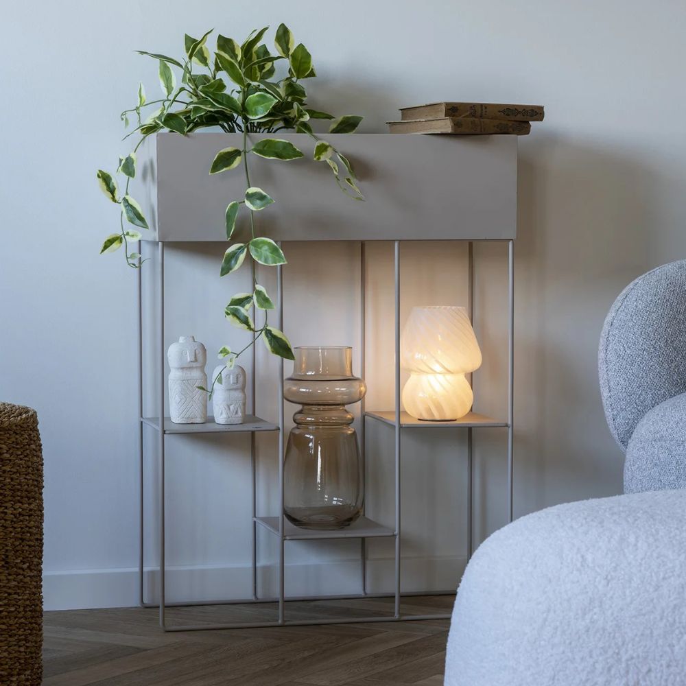 Modernes Pflanz- Regal MENSOLA Metall 80x60cm Blumenständer – Kundensupport-Hilfe