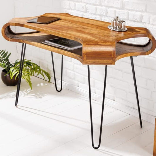 Extravaganter Schreibtisch LIVE-RANIC ca.120cm Palisander-Holz