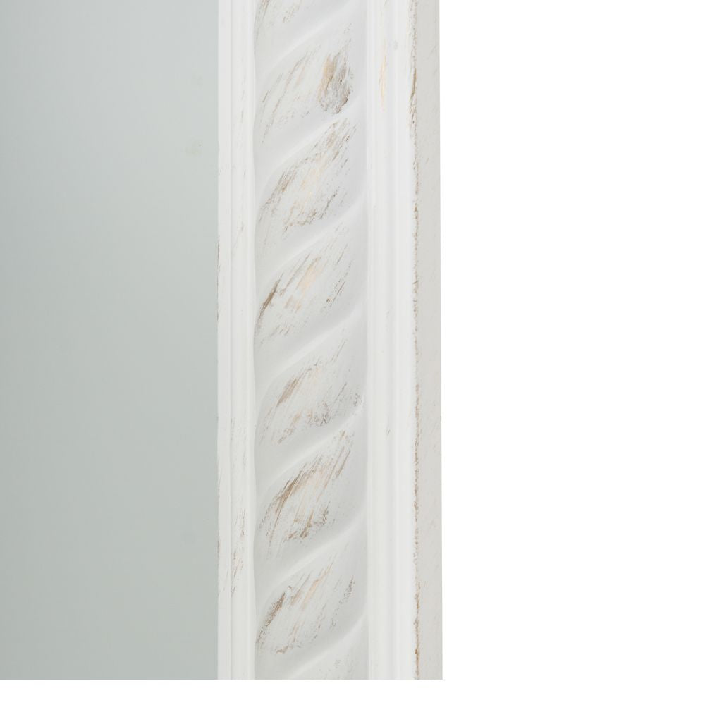 Traumhafter Spiegel MIRA 132x72cm antik-weiss Facette