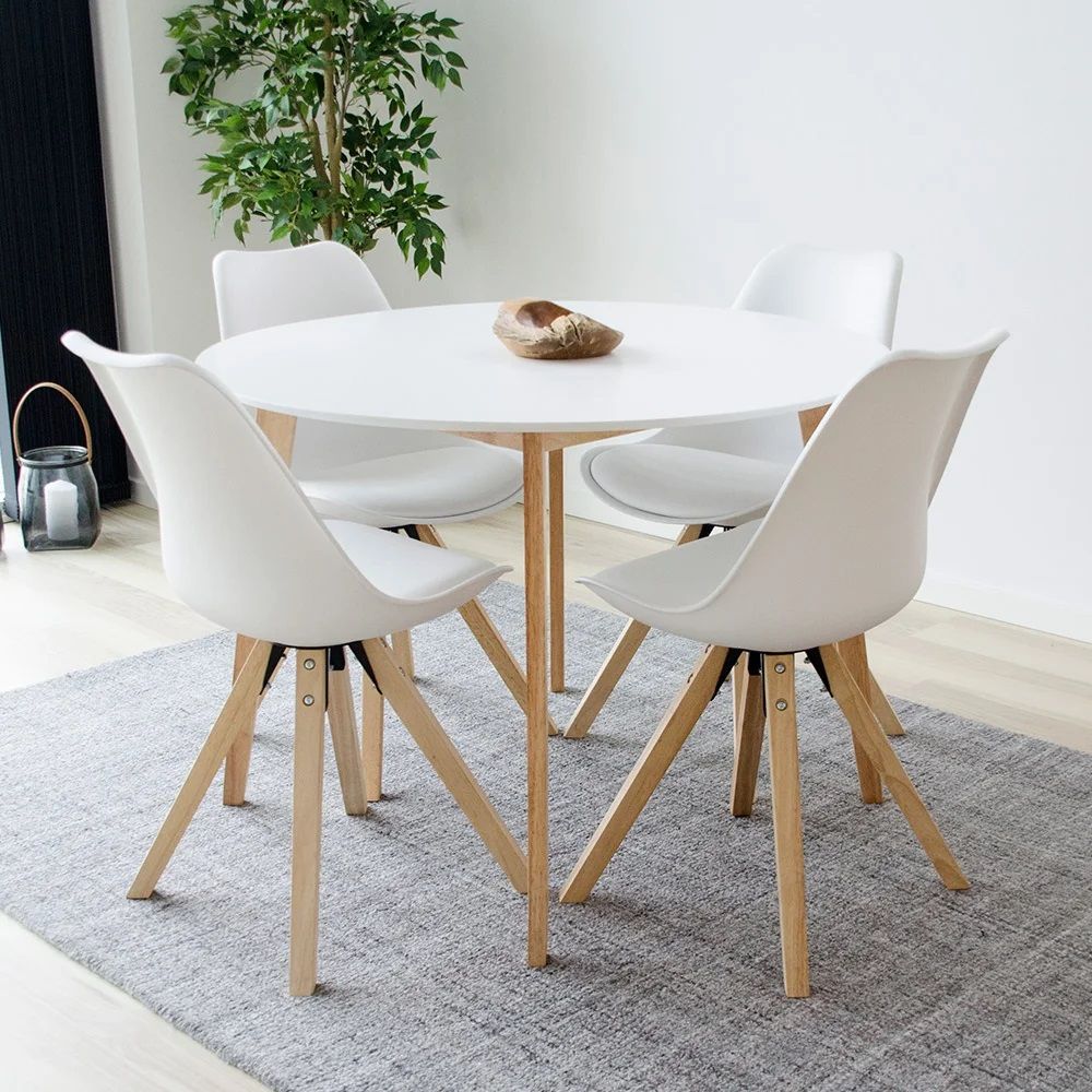 Design Stuhl SKAGEN (2er Set) weiss