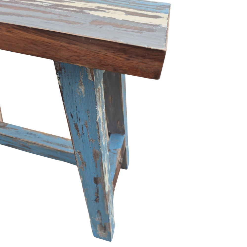 Massivholz Hocker RANCH 50cm multi-color Beistelltisch Sitzhocker