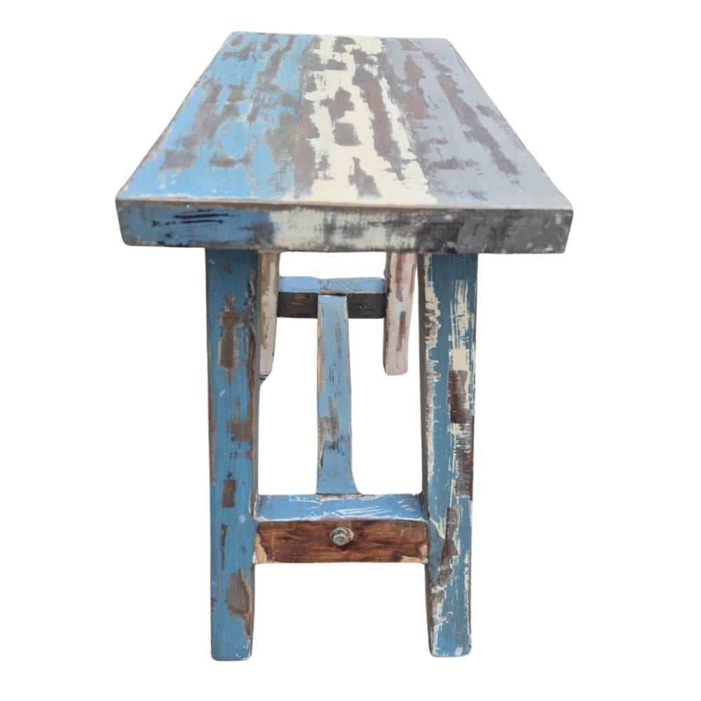 Massivholz Hocker RANCH 50cm multi-color Beistelltisch Sitzhocker