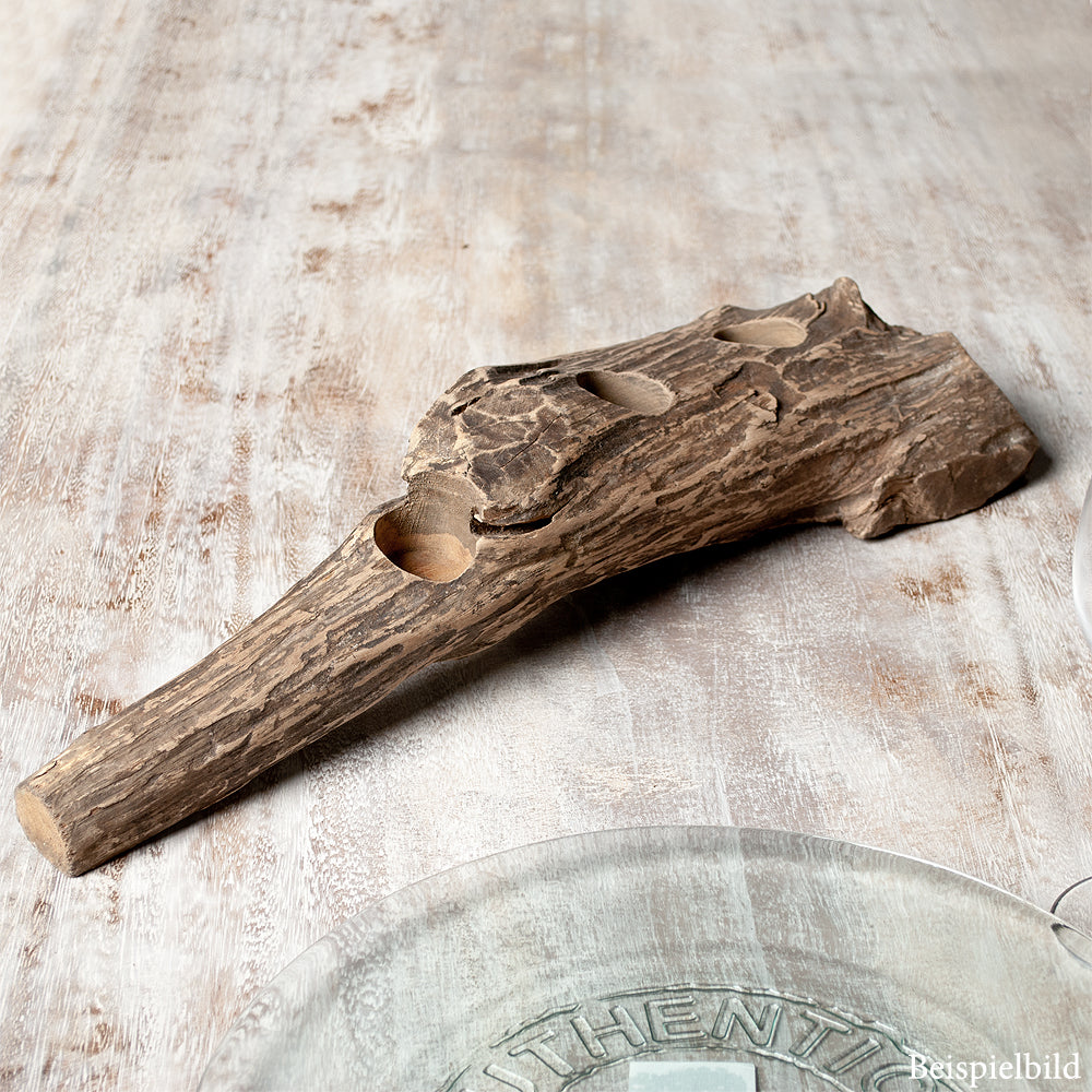 Teelichthalter BRANCH ca. 50cm Jati-Holz