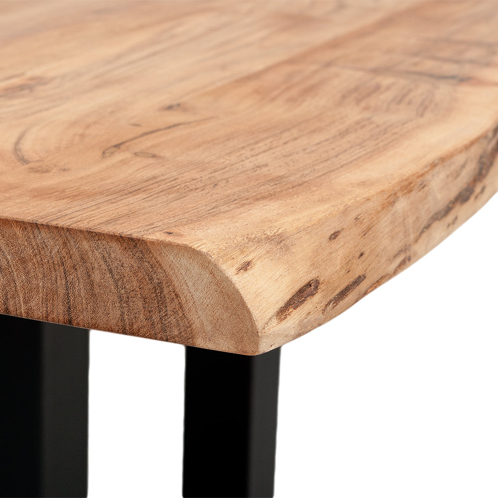 Akazie Tischplatte LIVING EDGE ca. 200x100cm Natural