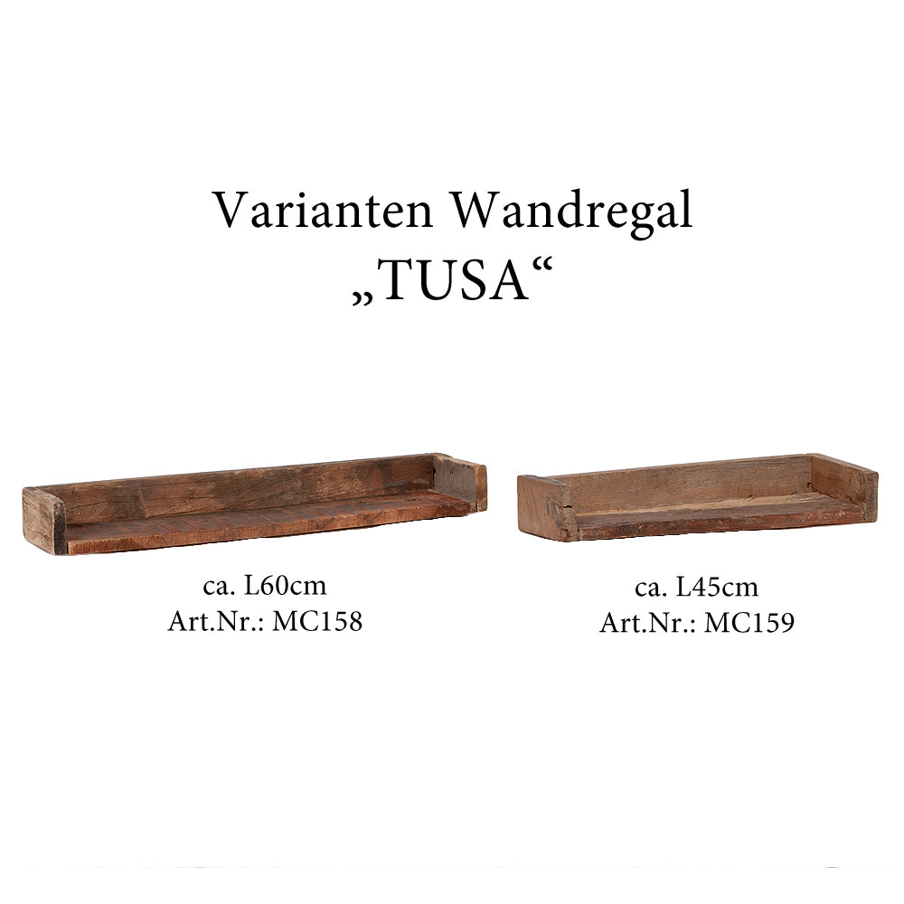 Altholz Wandregal TUSA ca. L60cm