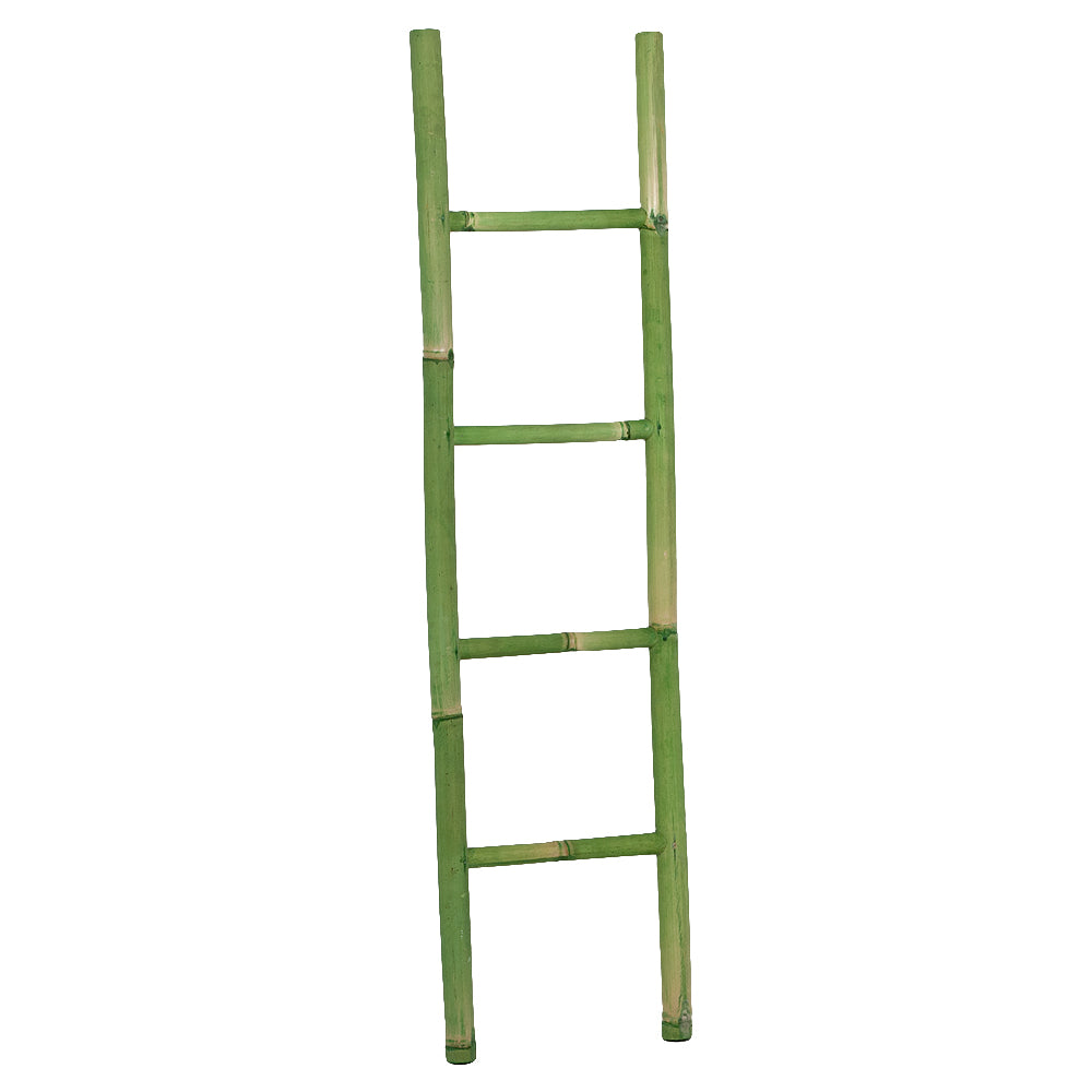 Bambus Deko-Leiter BAMBOO Green H150cm