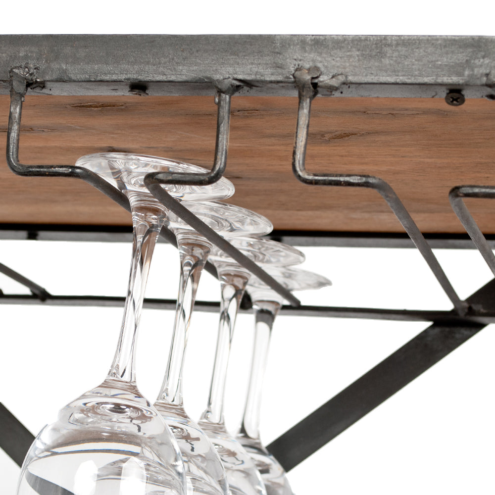 Bar Regal SCOOTER Vintage-Silber ca. H168cm