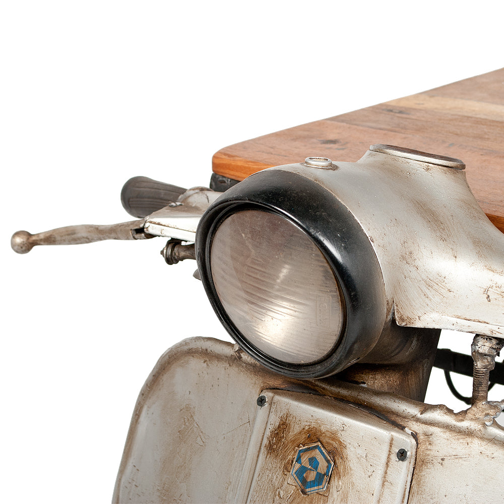 Bar Regal SCOOTER Vintage-Silber ca. H168cm