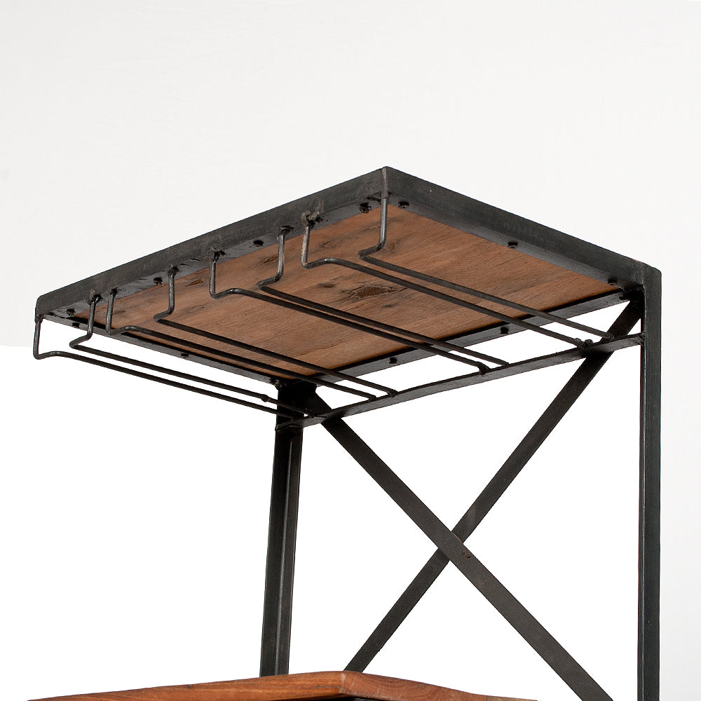 Bar Regal SCOOTER Vintage-Silber ca. H168cm