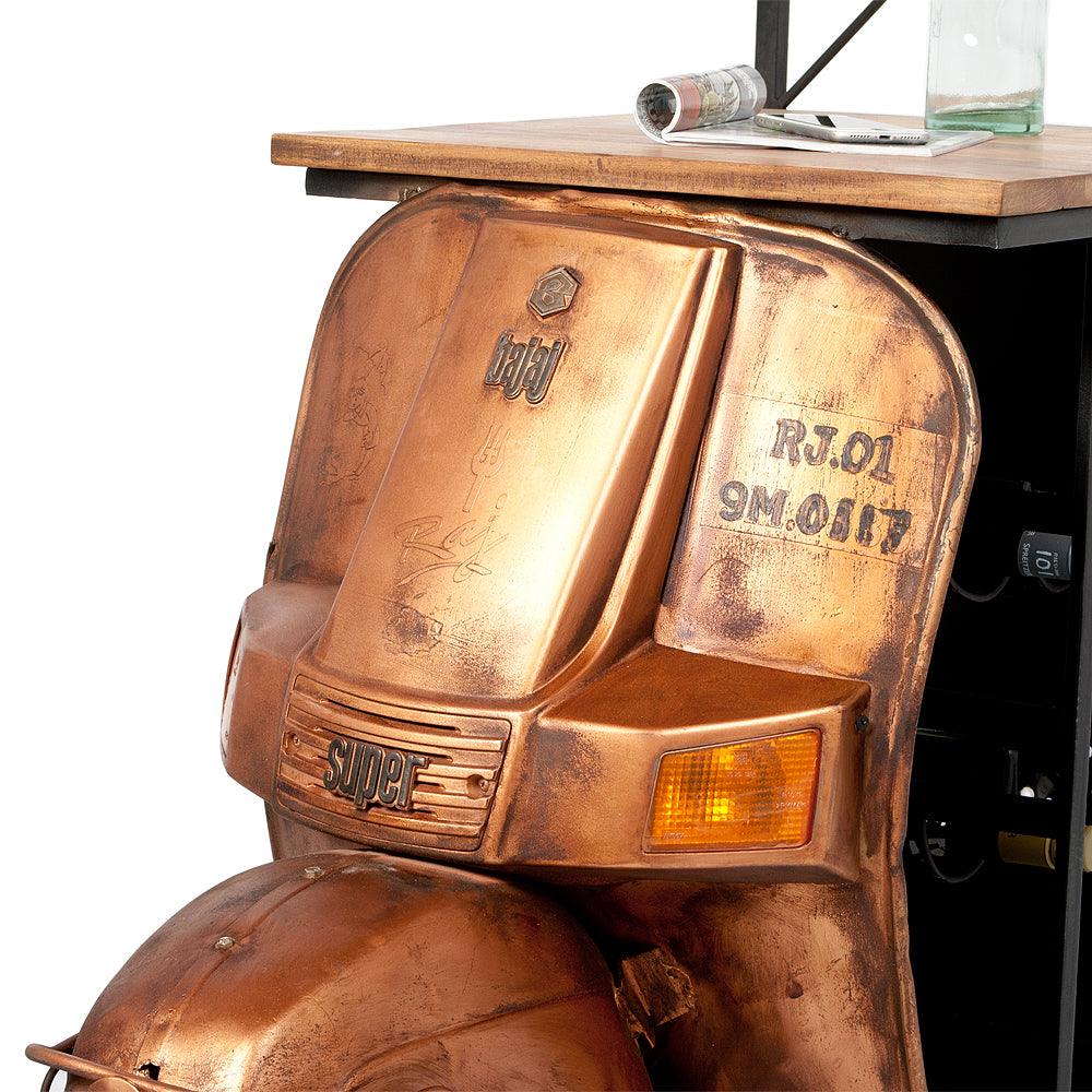 Bar Regal SCOOTER Vintage Bronze ca. H168cm