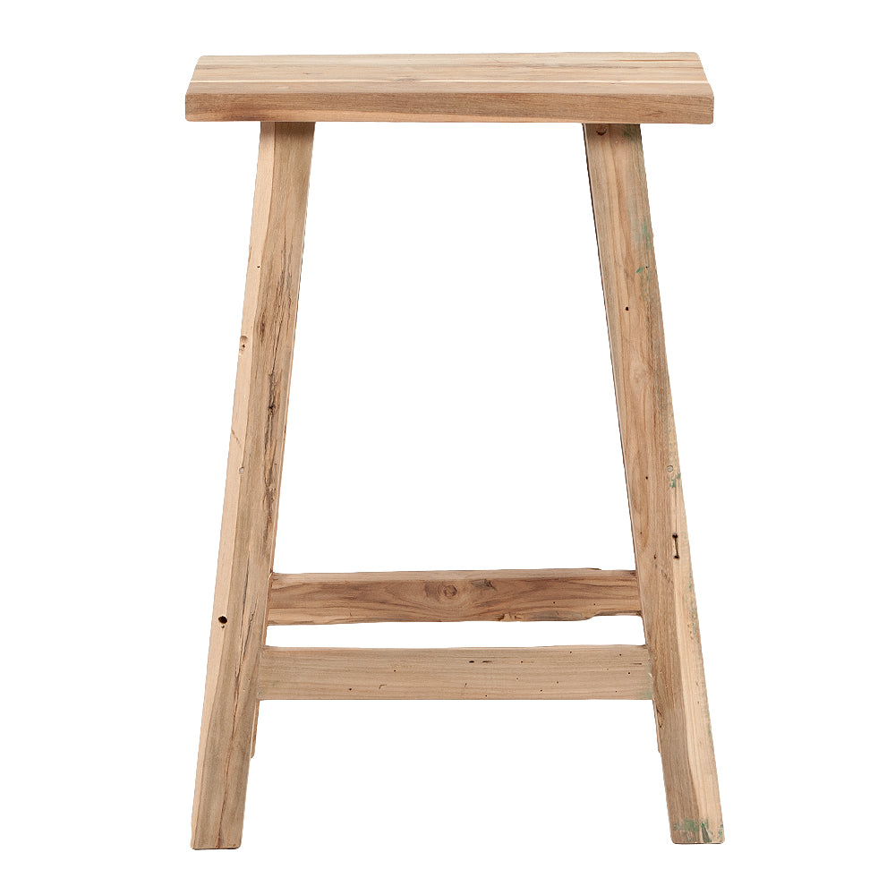 Barhocker GEMI ca. H75cm Recycled Teak Natural