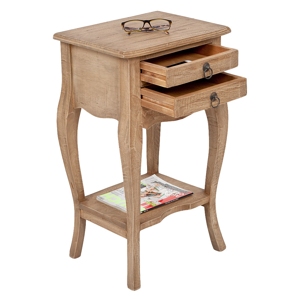 Beistelltisch FIO Mahagoni H68cm Antik-Natural