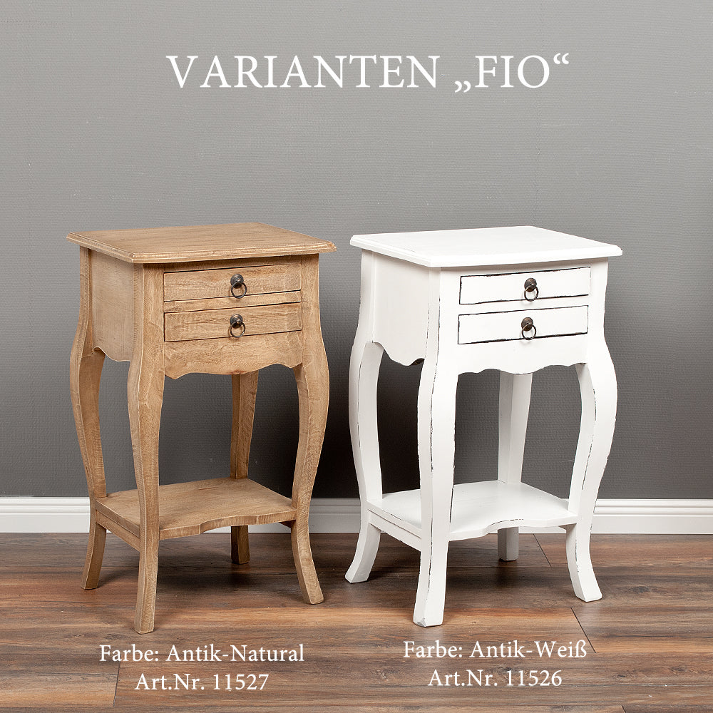 Beistelltisch FIO Mahagoni H68cm Antik-Natural