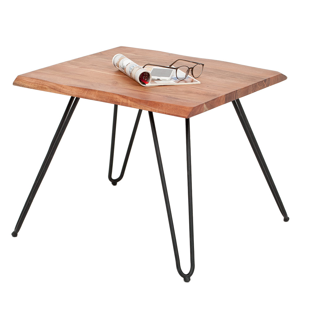 Beistelltisch VARGO ca. 60x60cm Akazie Natural-Brown-R