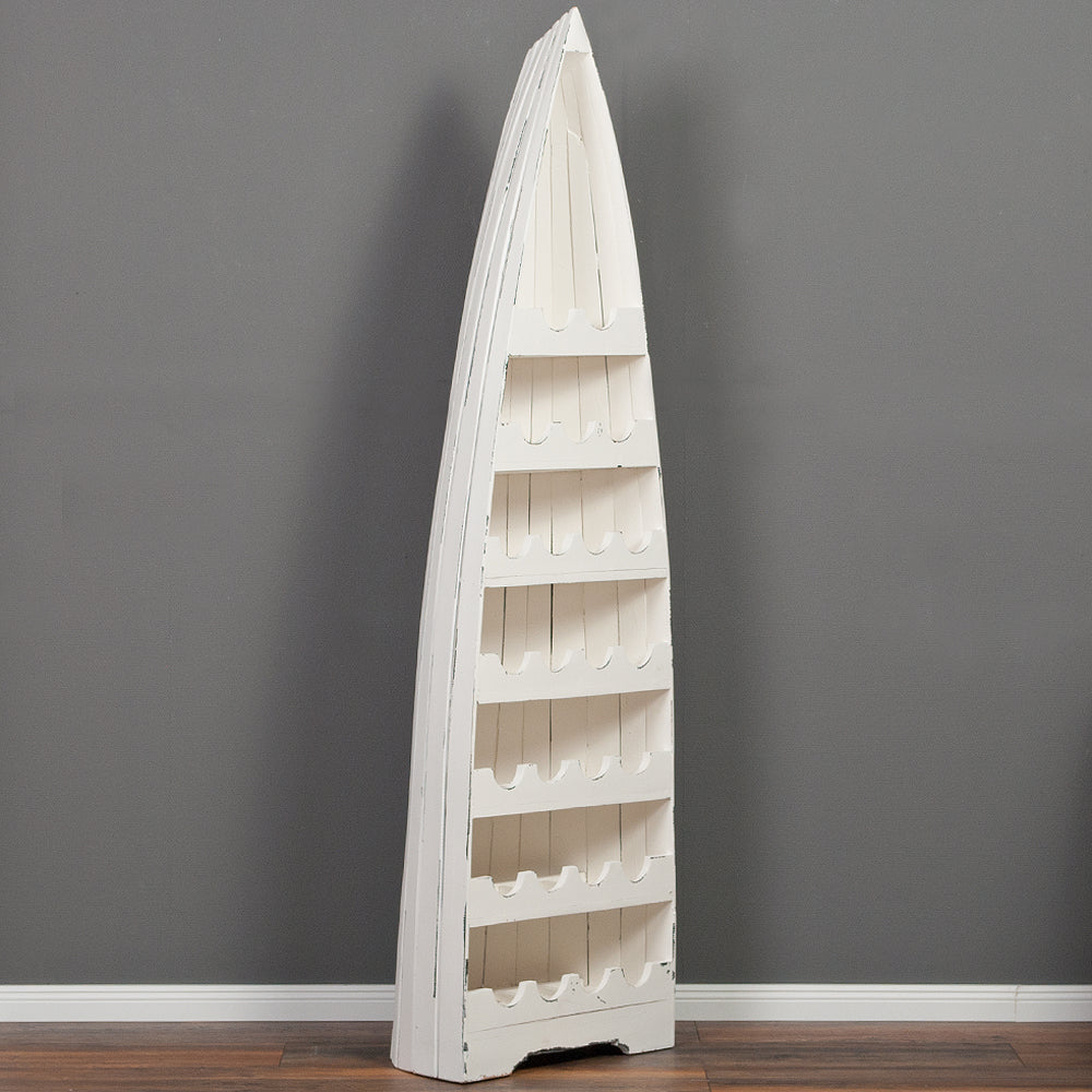 Bootsregal / Weinregal VINO-XL ca. H200cm Antique-White
