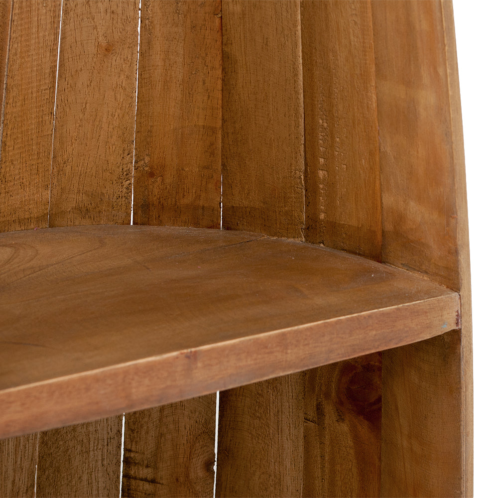 Massivholz Bootsregal BALI Antique-Natural 150cm Bücherregal