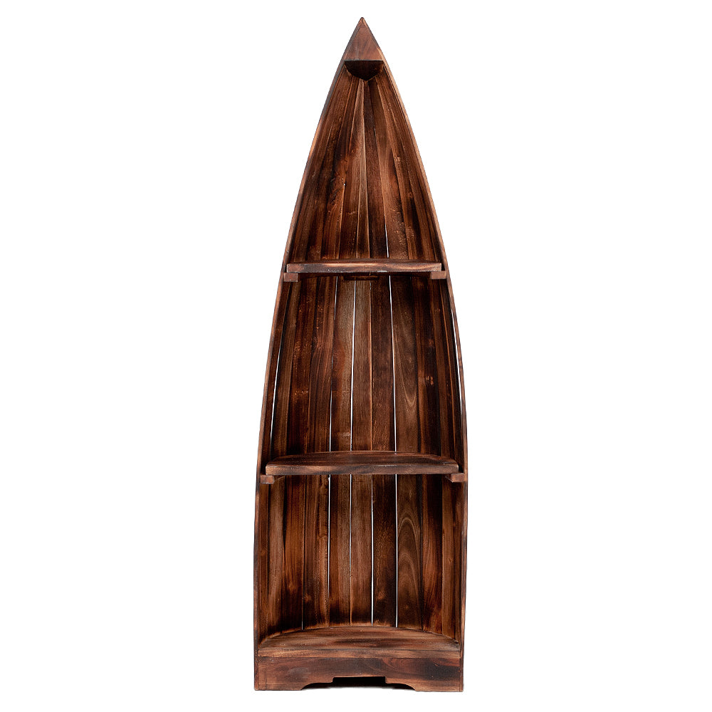 Bootsregal BALI Geflammt Albasia ca. H150cm