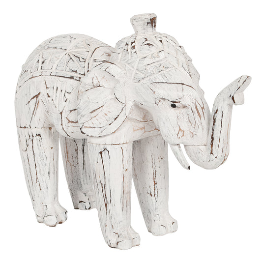 Buchstütze DUMBO-MEDIUM White Wash Albasia