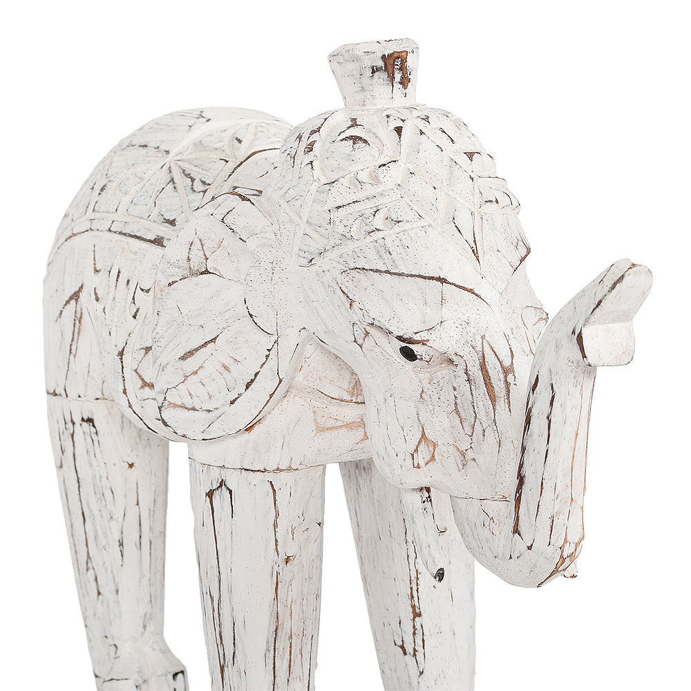 Buchstütze DUMBO-MEDIUM White Wash Albasia