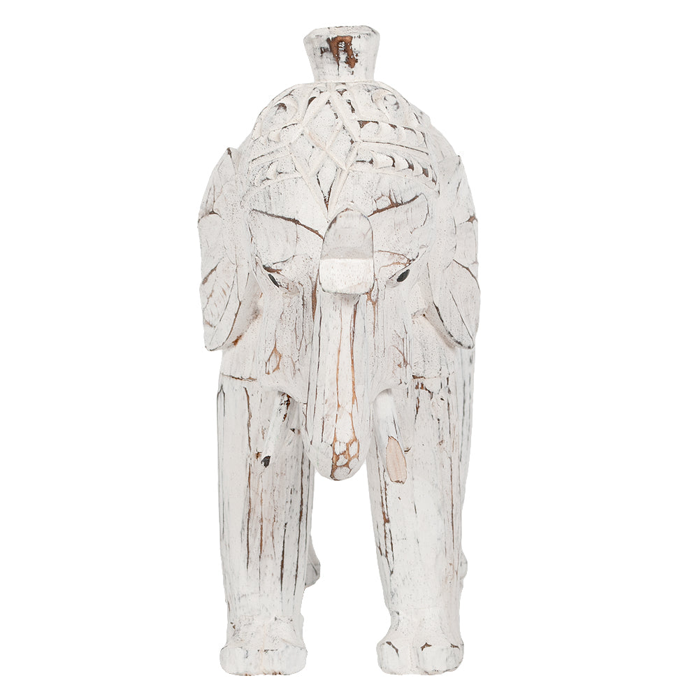 Buchstütze DUMBO-MEDIUM White Wash Albasia
