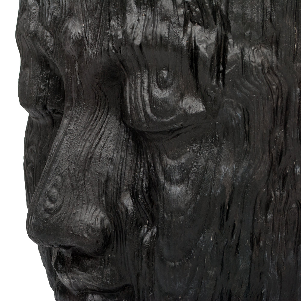 Buddha Kopf BESAR-L ca. H110cm Schwarz