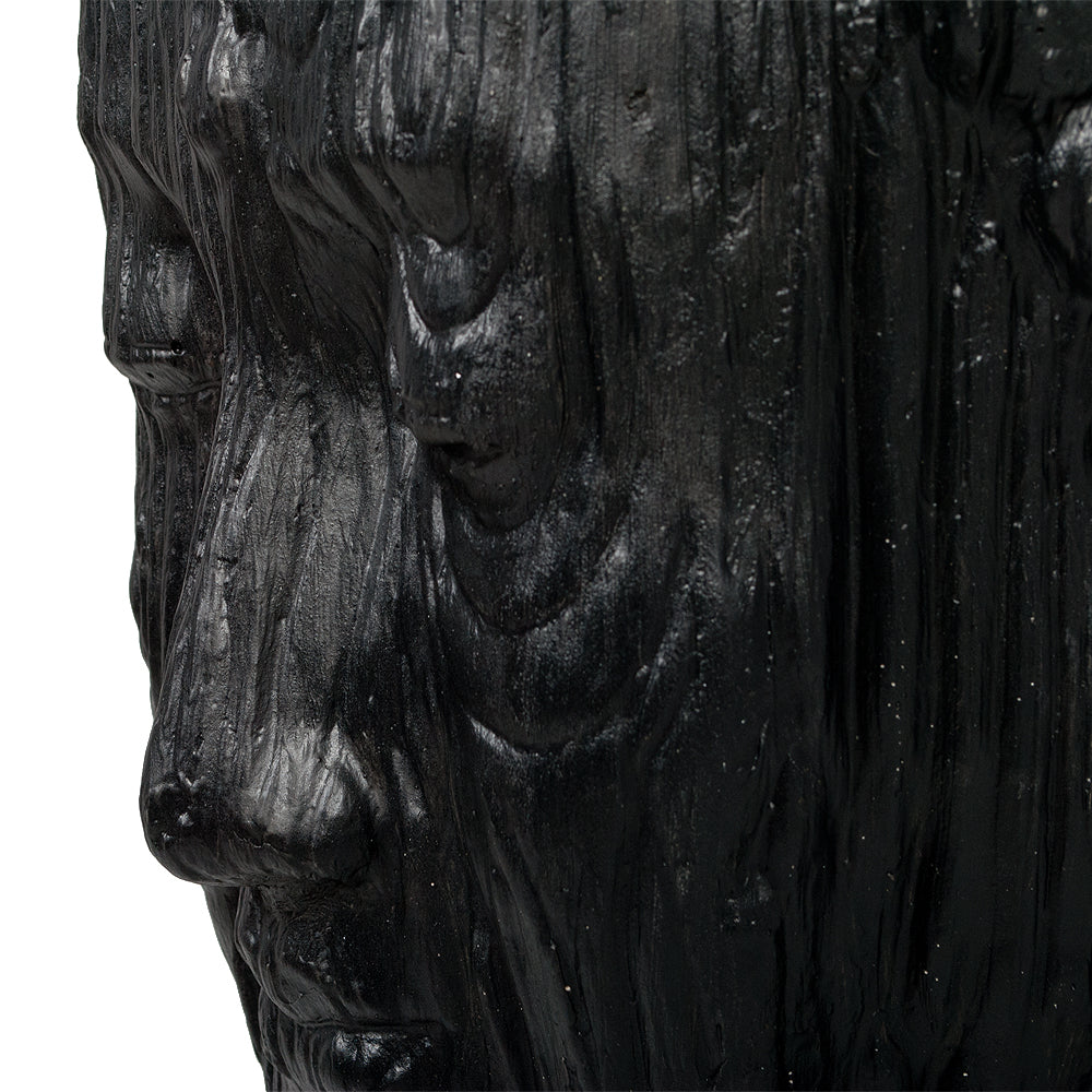 Buddha Kopf BESAR-M ca. H60cm Schwarz