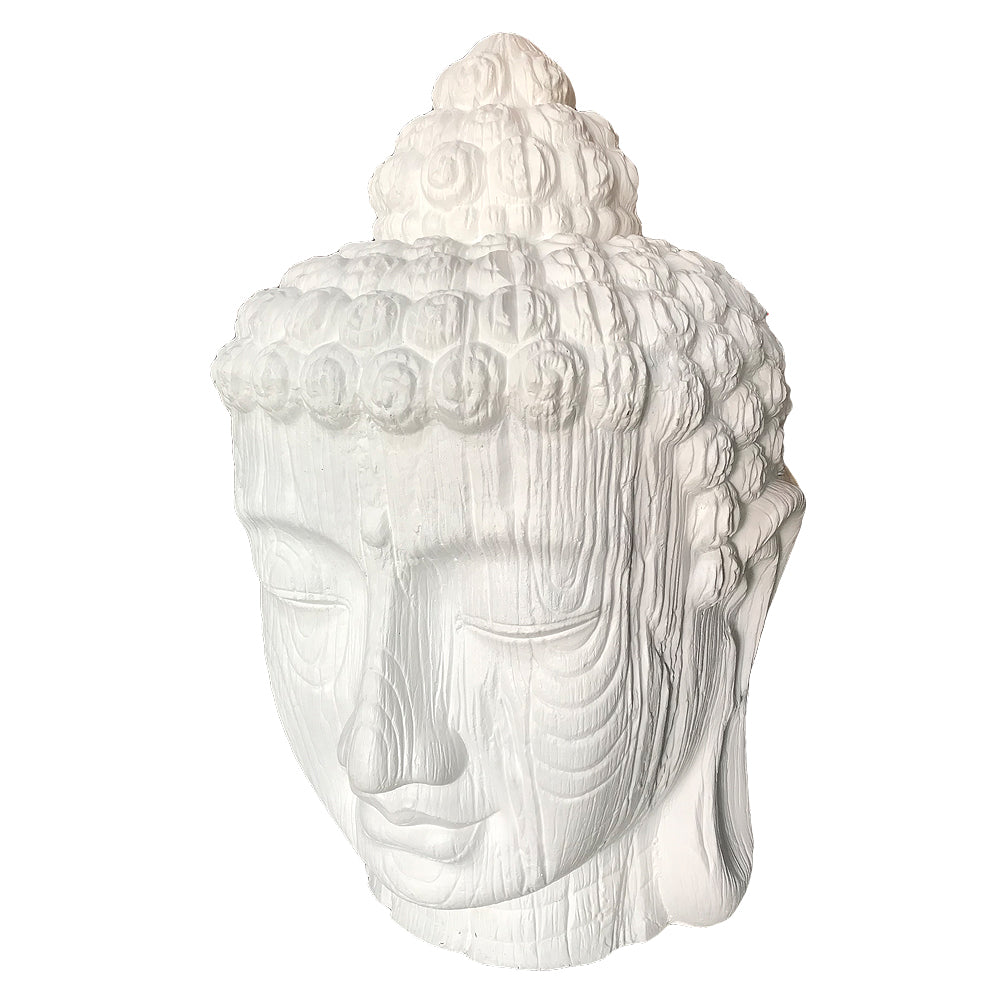 Buddha Kopf BESAR-XL ca. H140cm Weiß
