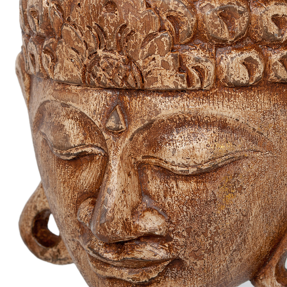 Buddha Maske KAPELA auf Standfuß