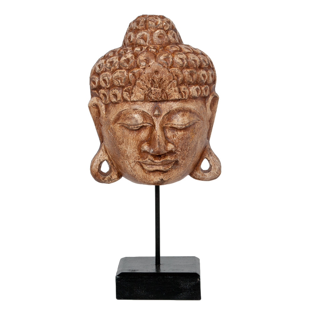 Buddha Maske KAPELA auf Standfuß
