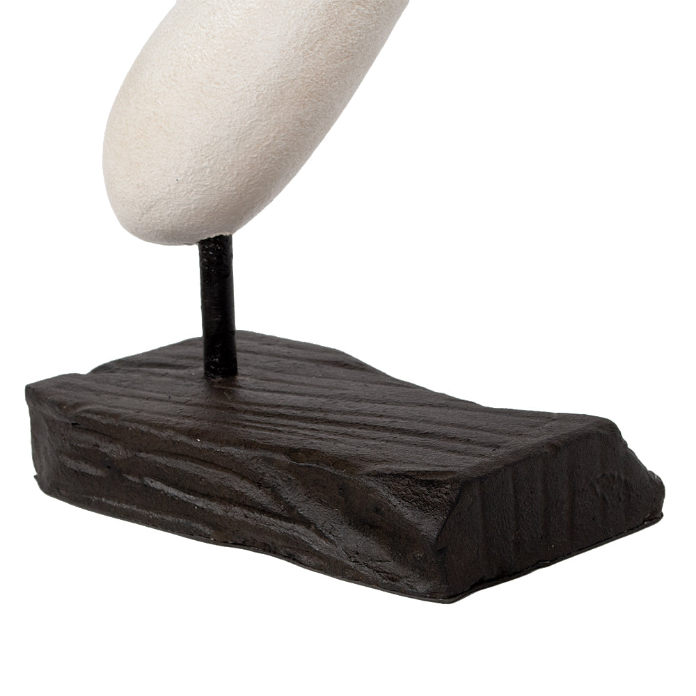 Buddha Statue RELAX ca. H72cm Weiß