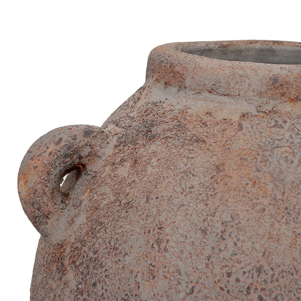 Deko-Vase LOTTA Antik-Braun ca. H30cm