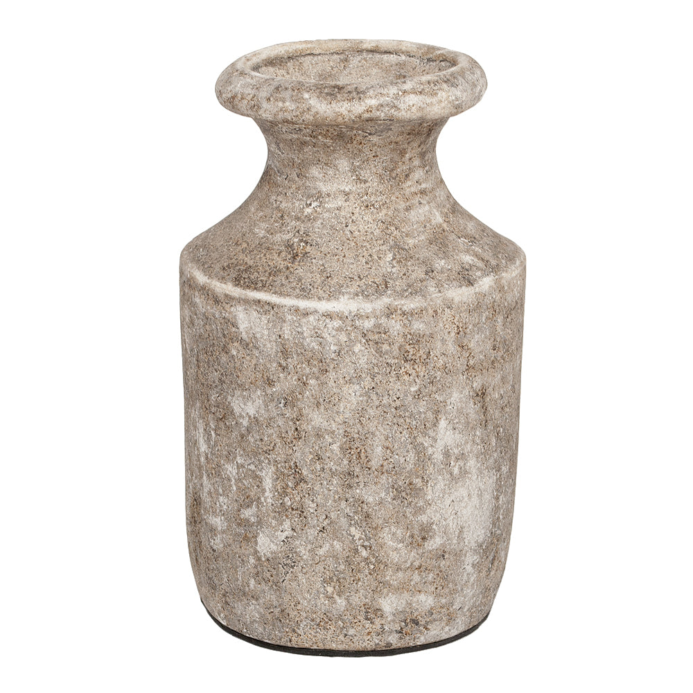 Deko-Vase OREOL Antik-Creme-Washed ca. H29cm
