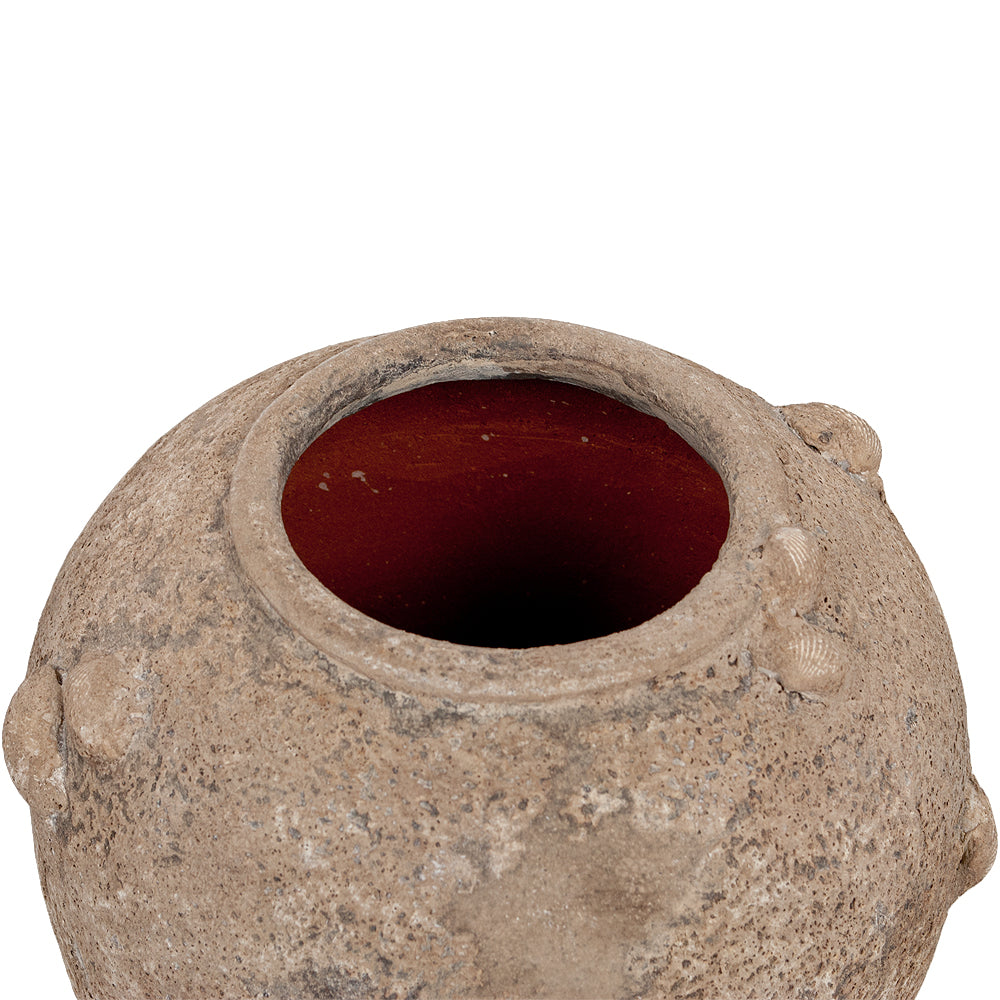 Deko-Vase SEANIC Antik-Fossil-Braun ca. H20cm