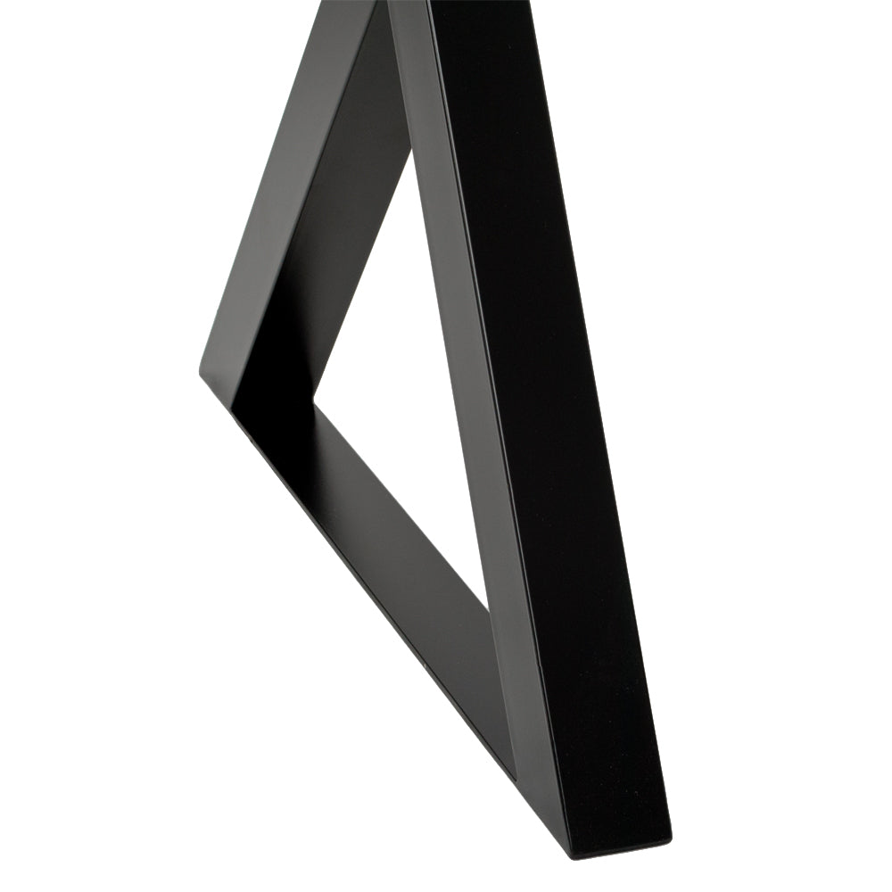 Esstischgestell "X" Schwarz Stahl