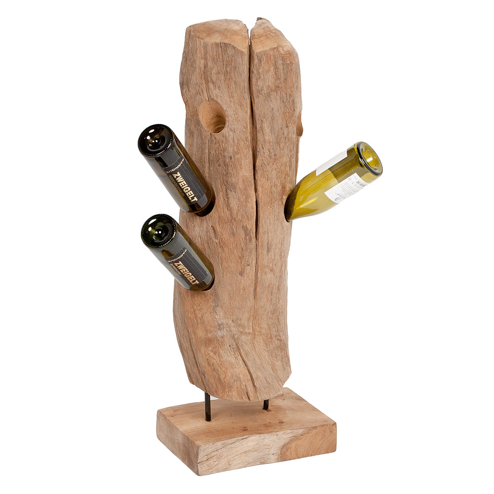 Flaschenhalter MUTIARIA ca. H60-70cm massives Teak