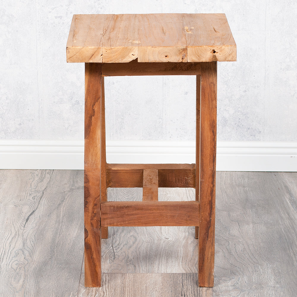 Hocker KARAOKI aus Teak 30x40x30cm (BxHxT)