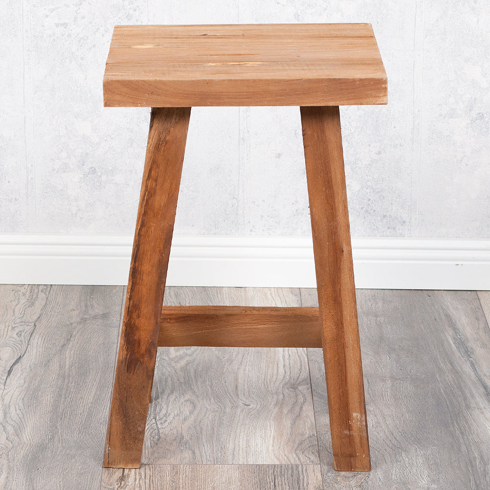 Hocker KARAOKI aus Teak 30x40x30cm (BxHxT)