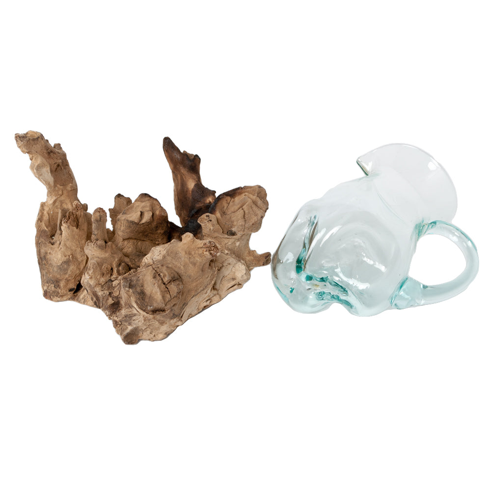 Teak Karaffe DROP ca. 1,25l