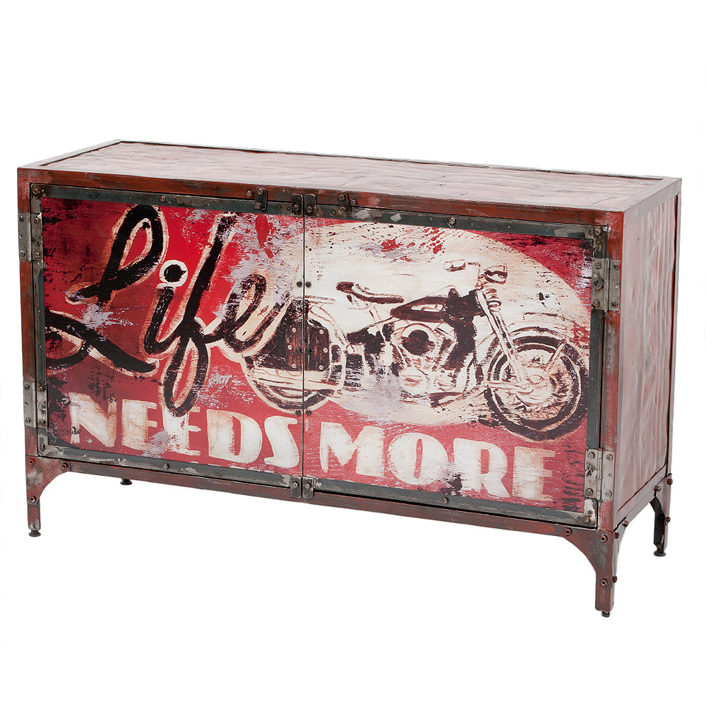 Kommode LOGAM-LIFE L120cm recyceltes Metall