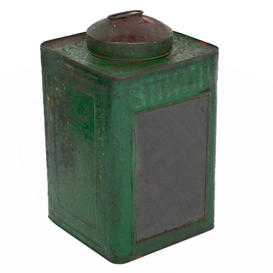 Antike Metall Laterne CRACK ca. H40cm Antik-Grün Vintage