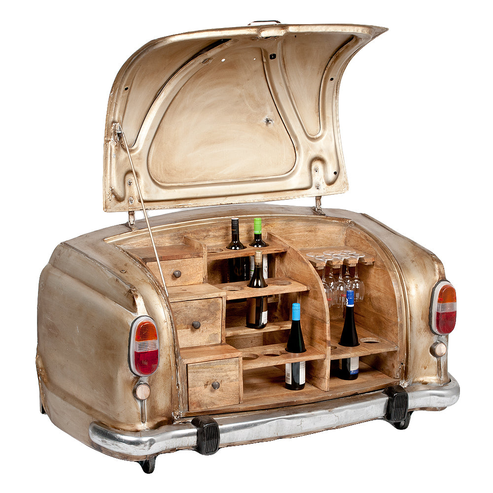 Oldtimer-Bar INDUSTRY Silber ca. L160cm Unikat