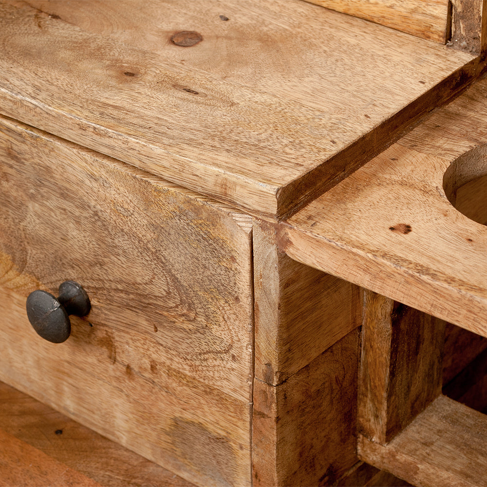 Oldtimer-Bar INDUSTRY Silber ca. L160cm Unikat