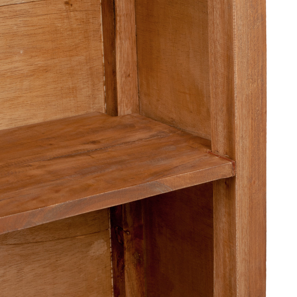 Massivholz Regal RACK-L 100cm Rustic-Teak Mahagoni