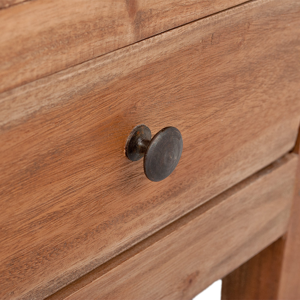 Massivholz Regal RACK-XL ca.140cm Rustic Teak